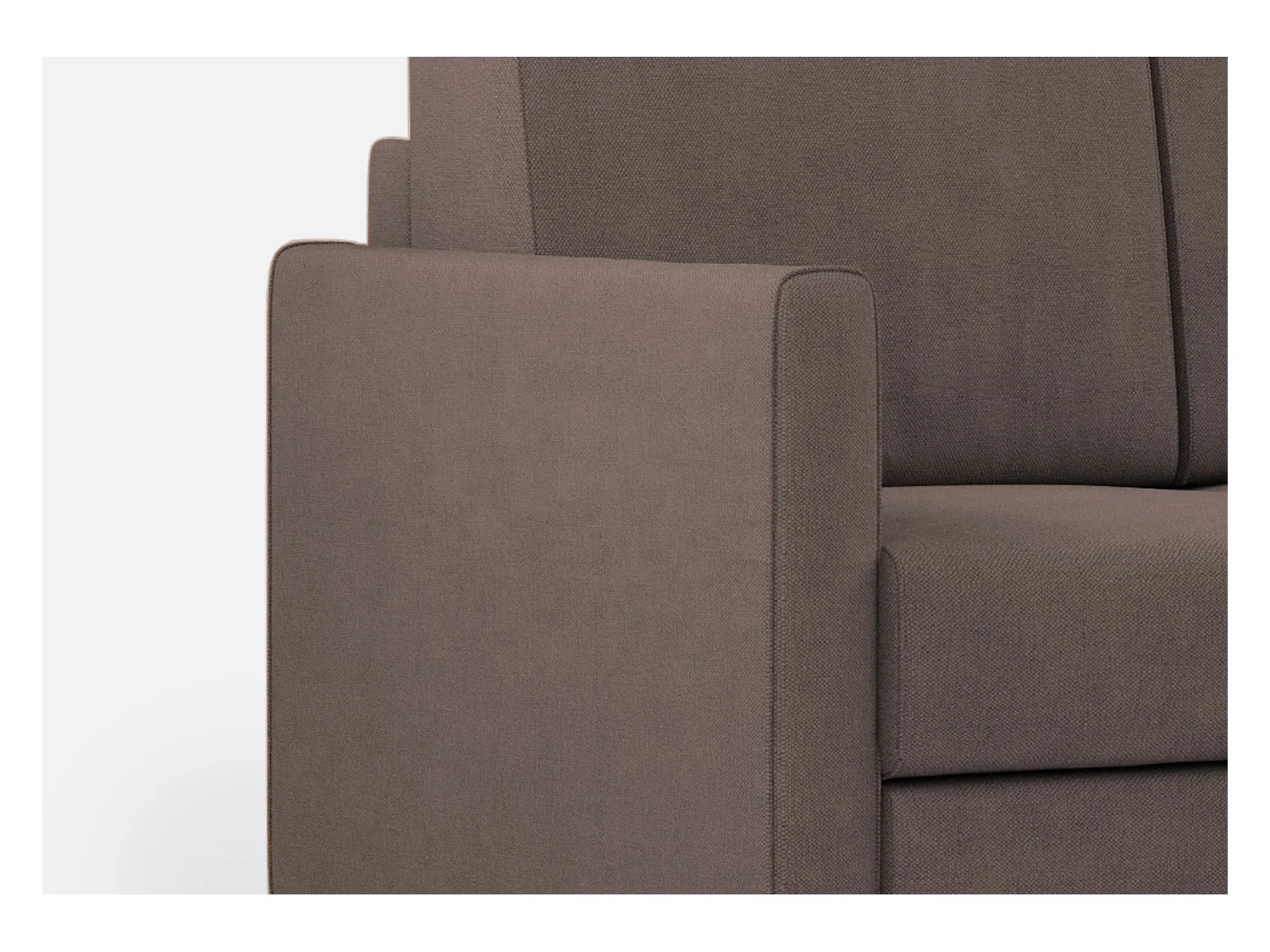Lit Adele 130x190 gris sommier et conteneur