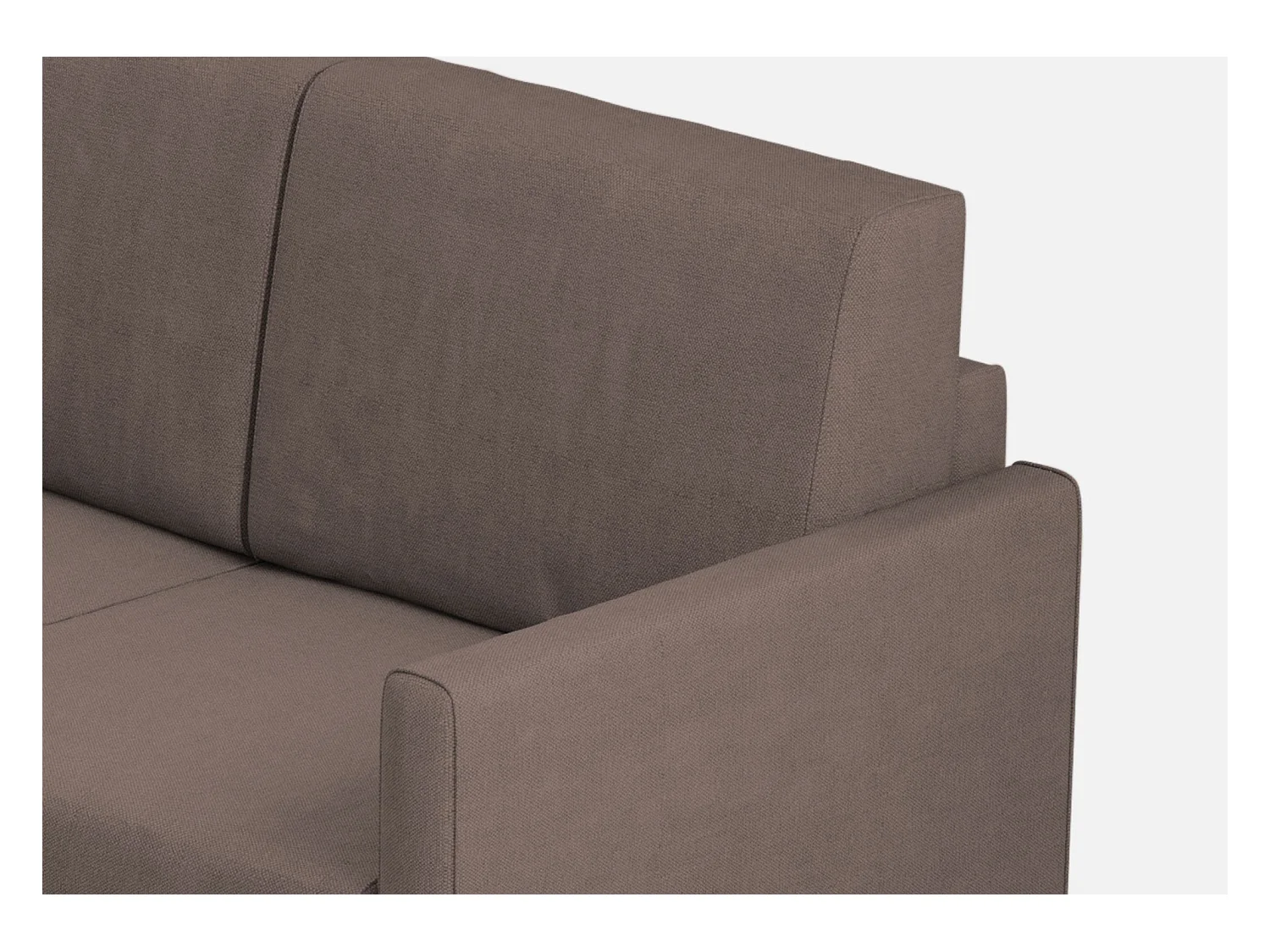 Lit Adele 130x190 gris sommier et conteneur