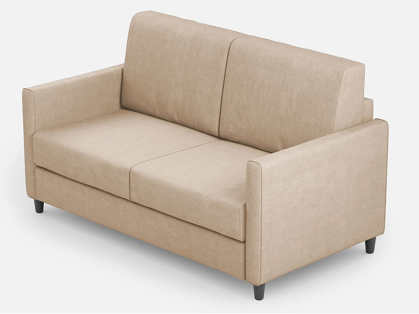 Lit Adele 110x190 avec sommier bleu clair