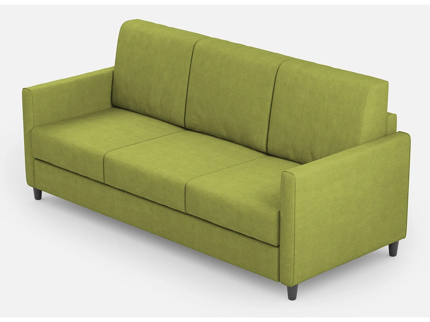 Letto Adele 110x200 con rete tè verde