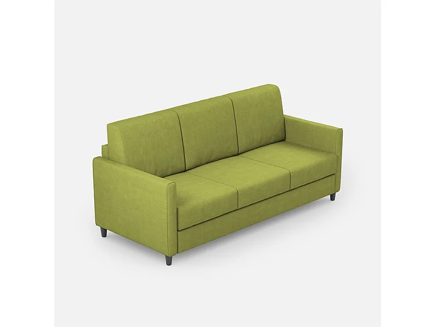 Cama Adele 110x200 con base de té verde