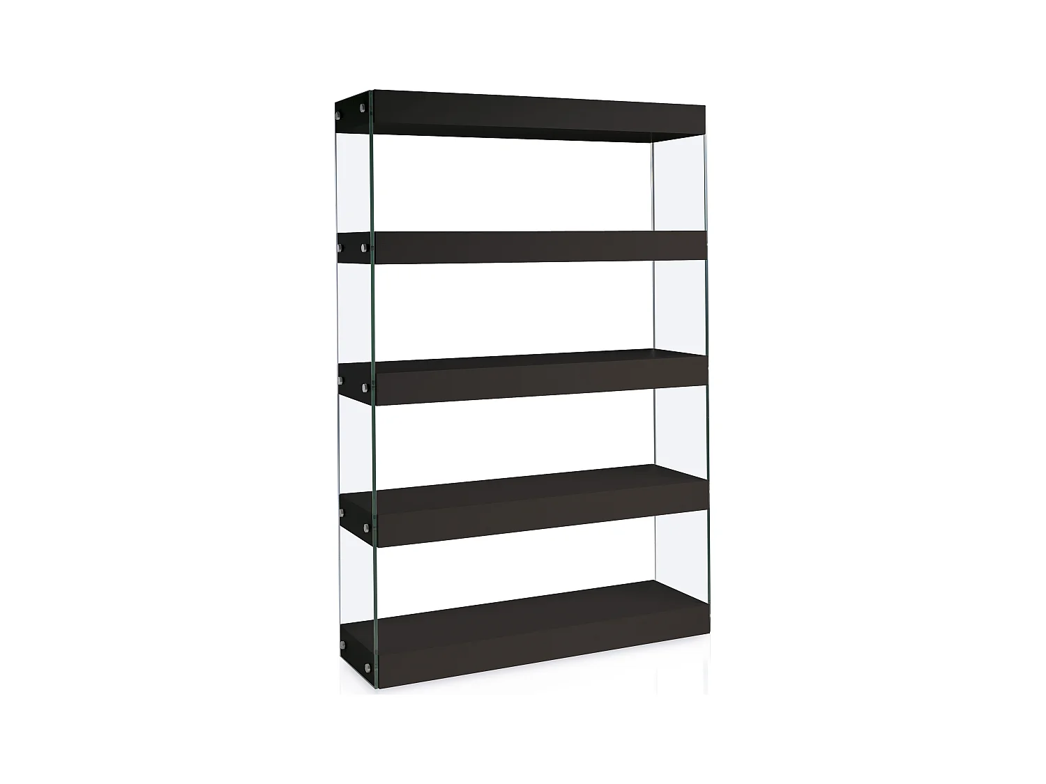 Designplanken Zwart gelakt hout Cubic