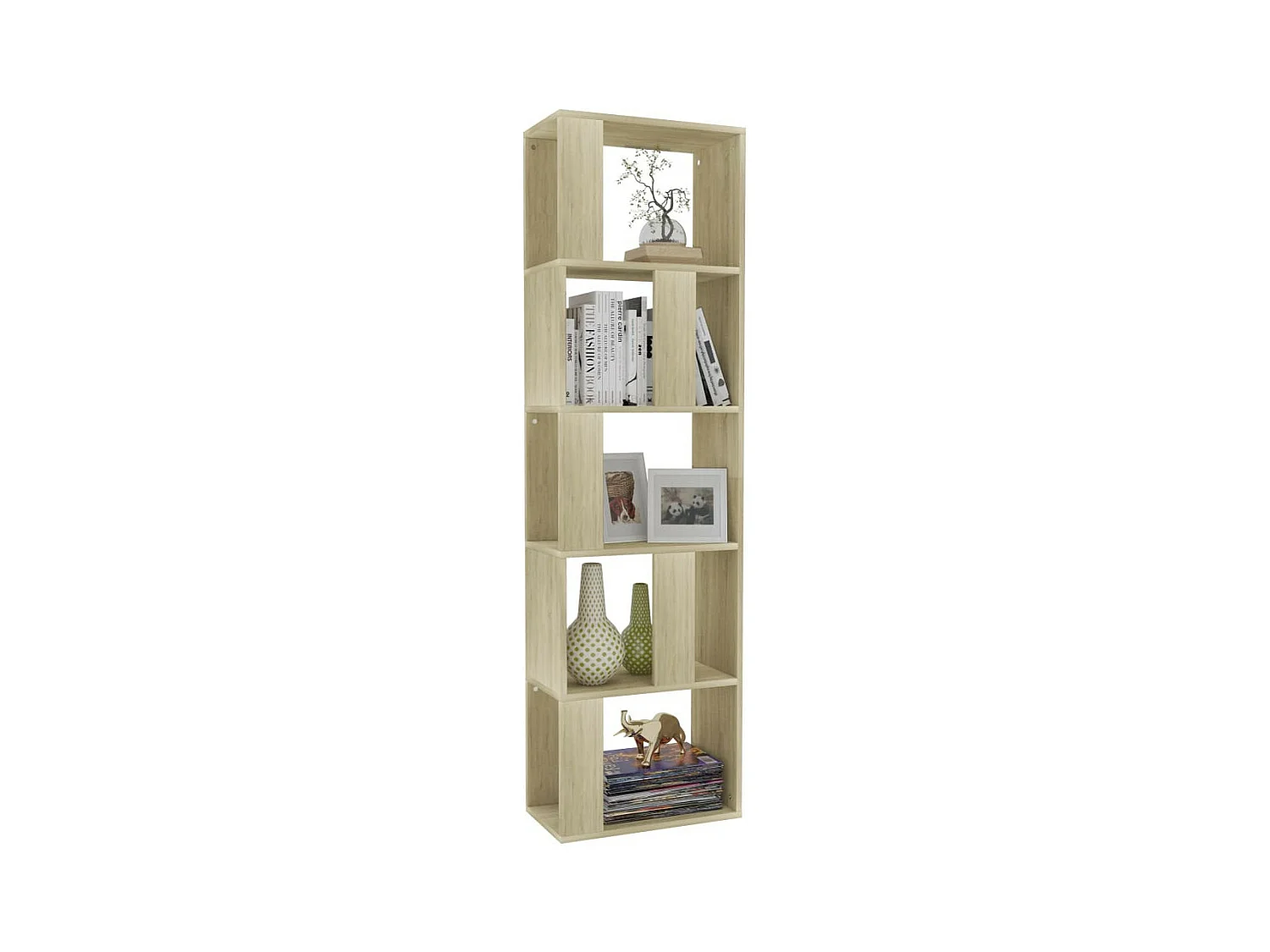 Bibliothèque-Séparateur de pièce Chêne sonoma 45x24x159