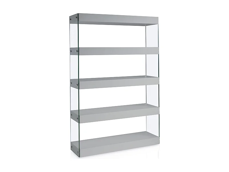 Etagères design Bois laqué gris Cubique