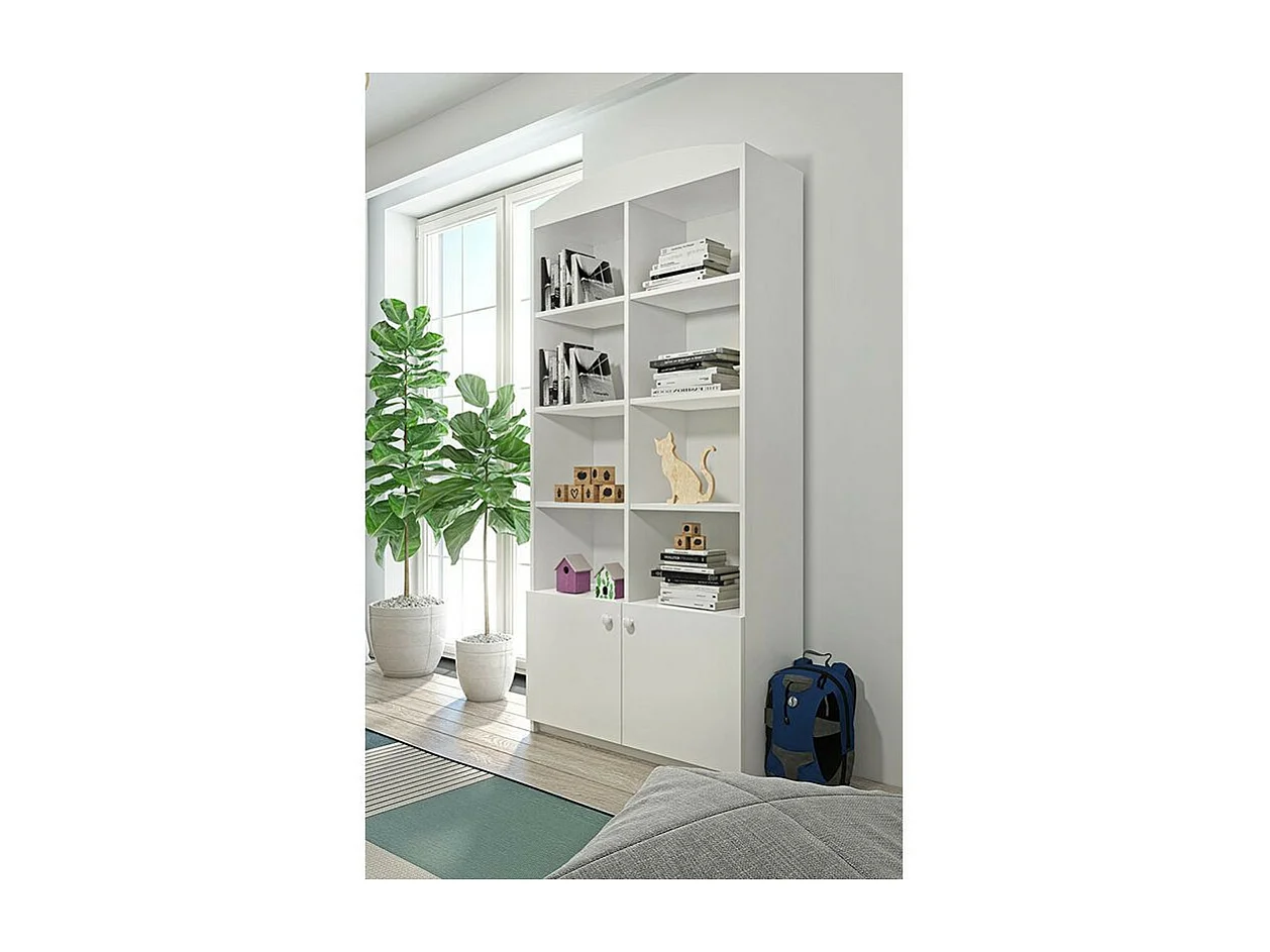 Bibliothèque blanche Drimy 90cm