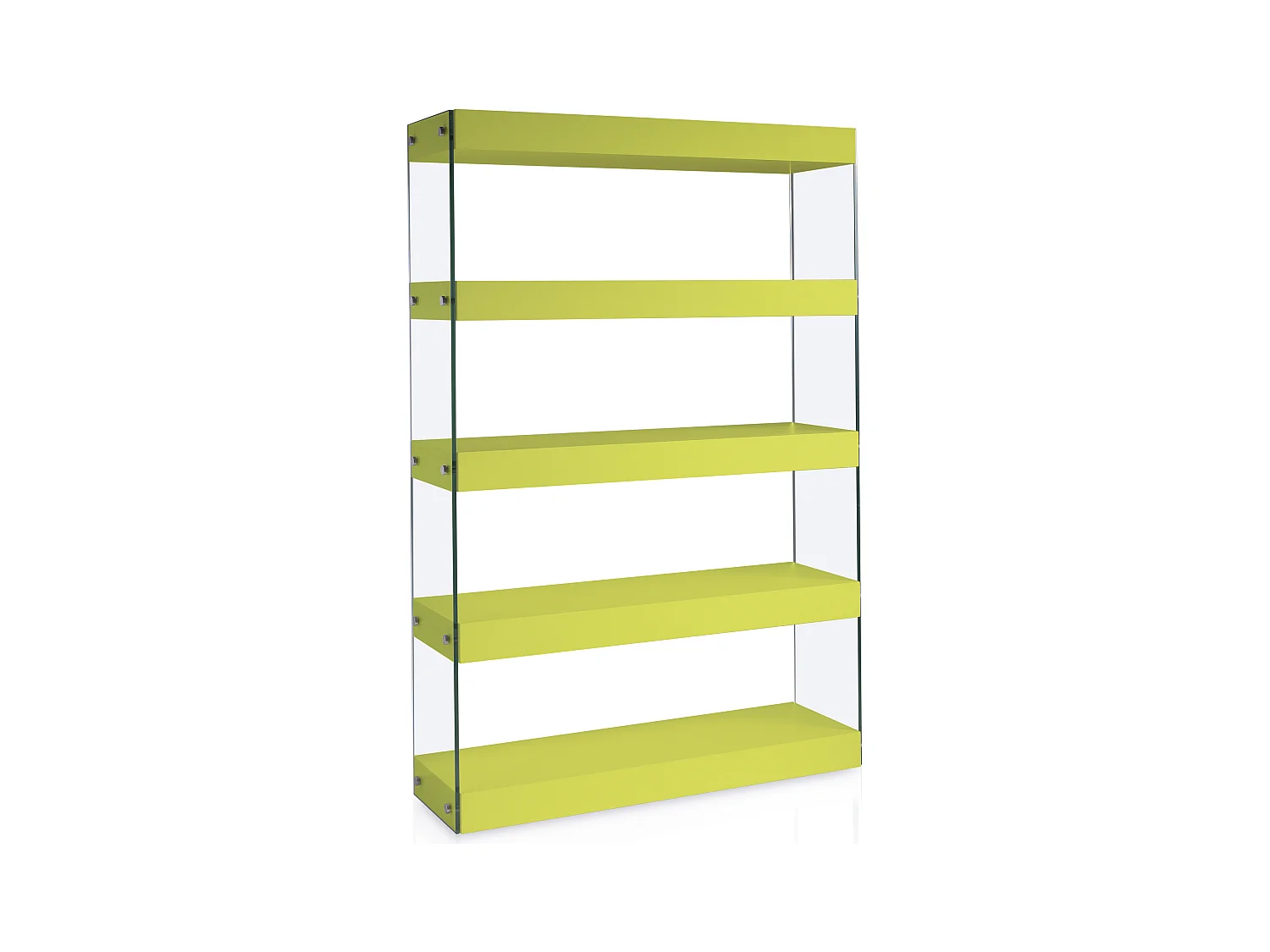 Etagères design Bois laqué jaune Cubique
