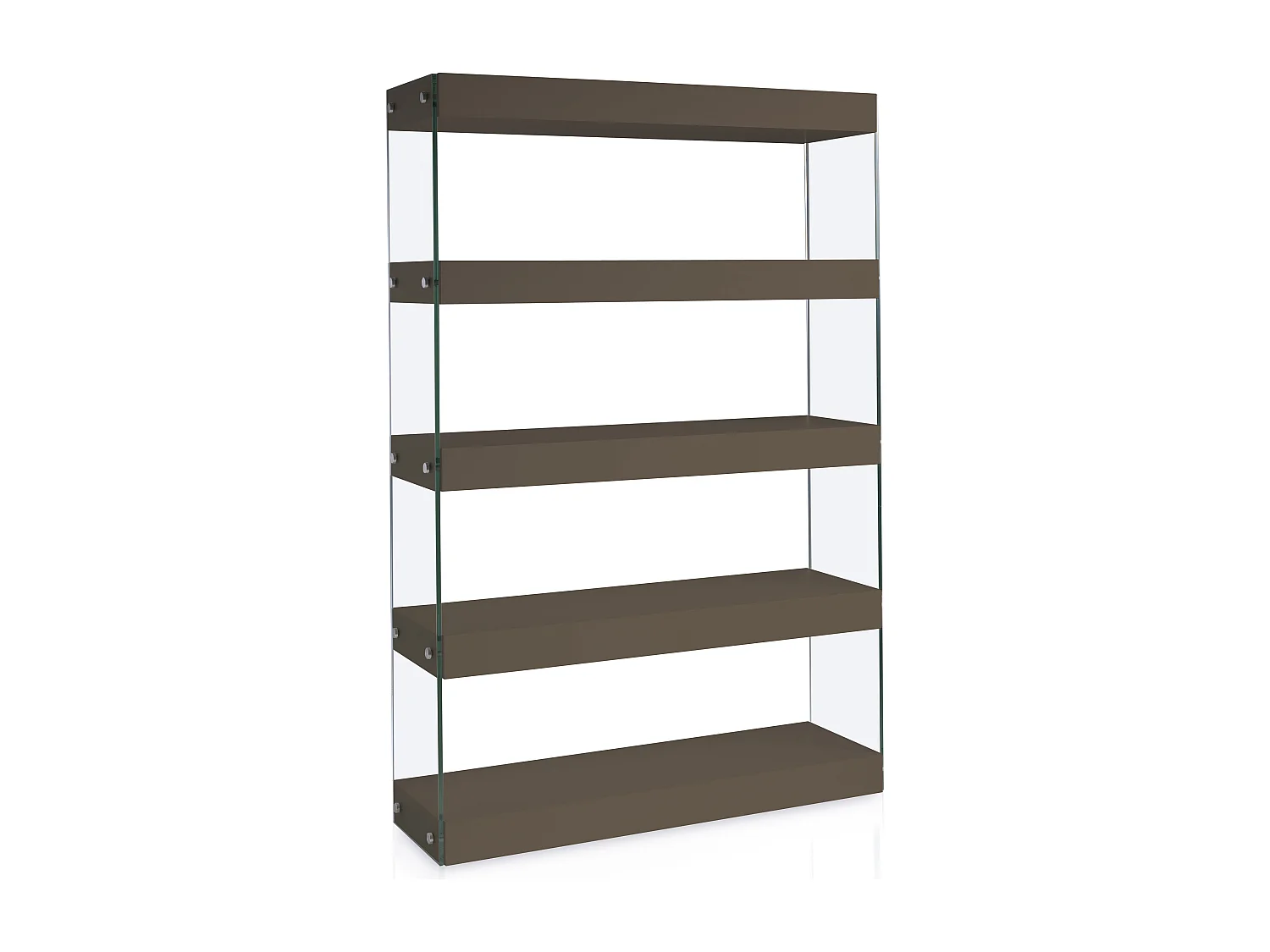 Etagères design Bois laqué marron Cubique