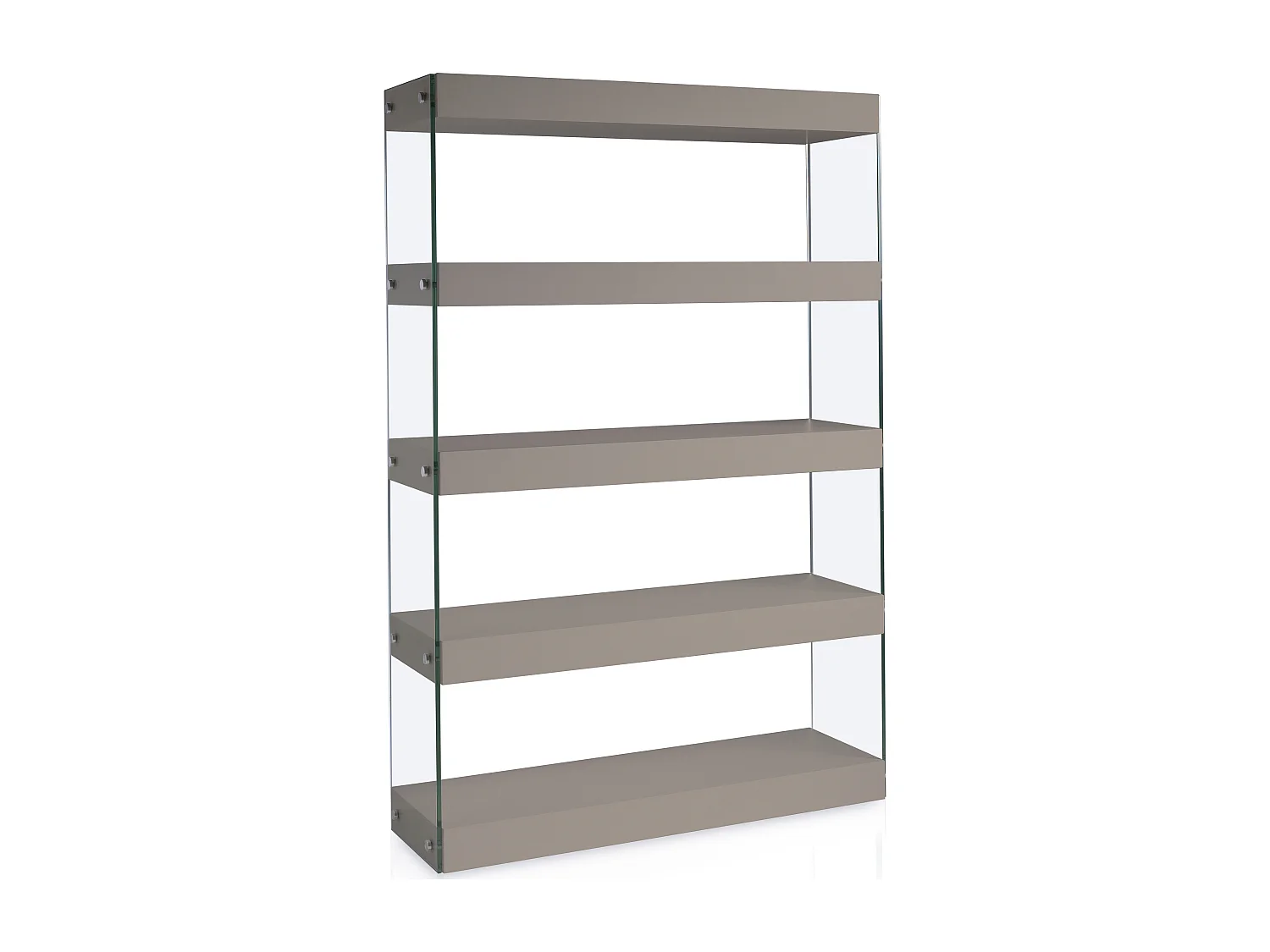 Etagères design Bois laqué taupe Cubique