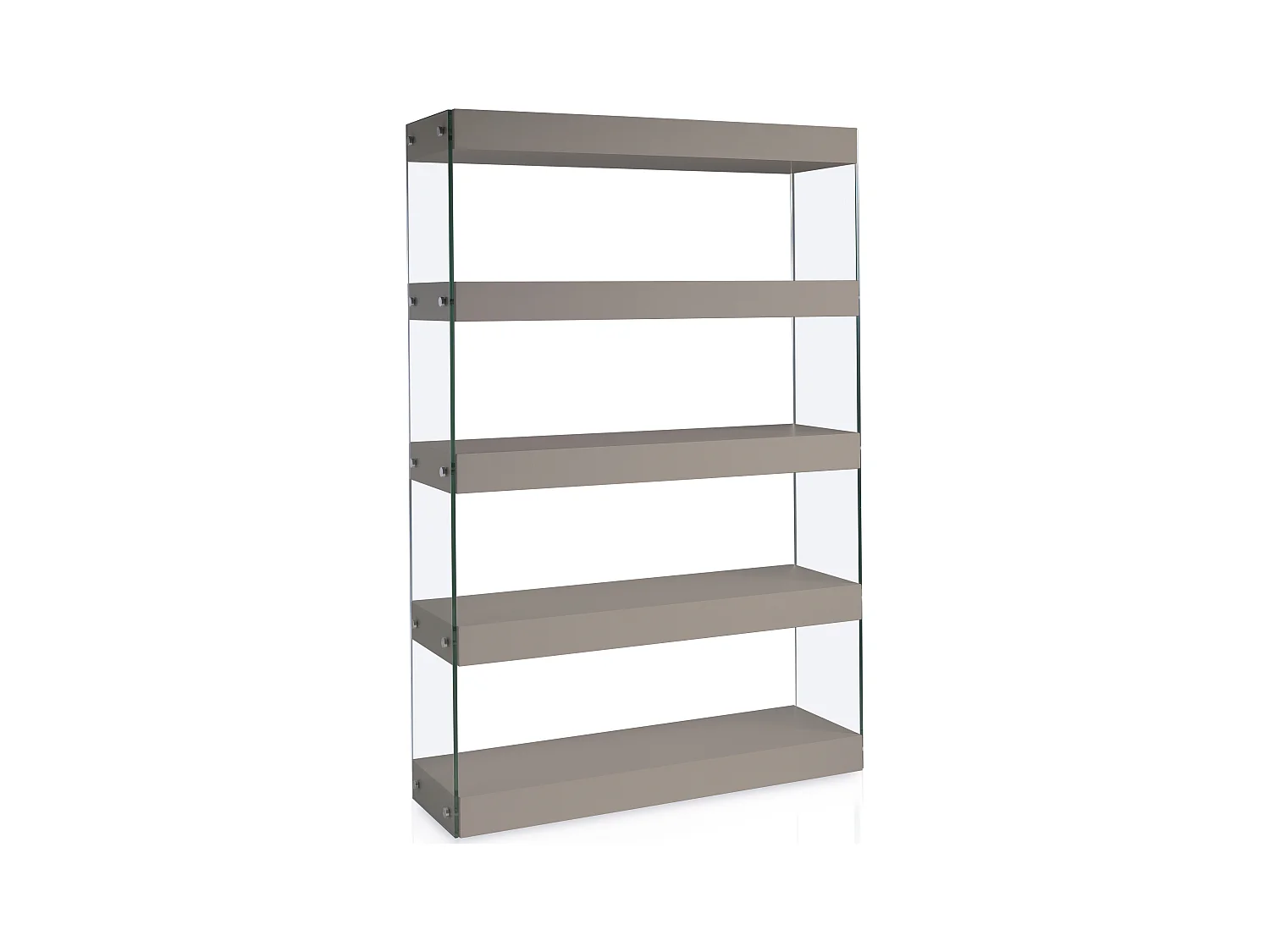 Etagères design Bois laqué taupe Cubique