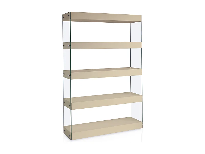 Etagères design Bois laqué crème Cubique