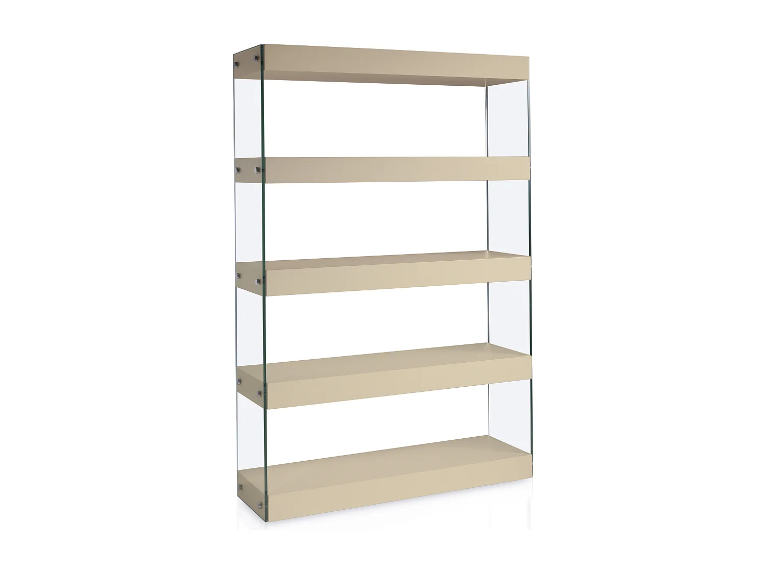 Etagères design Bois laqué crème Cubique