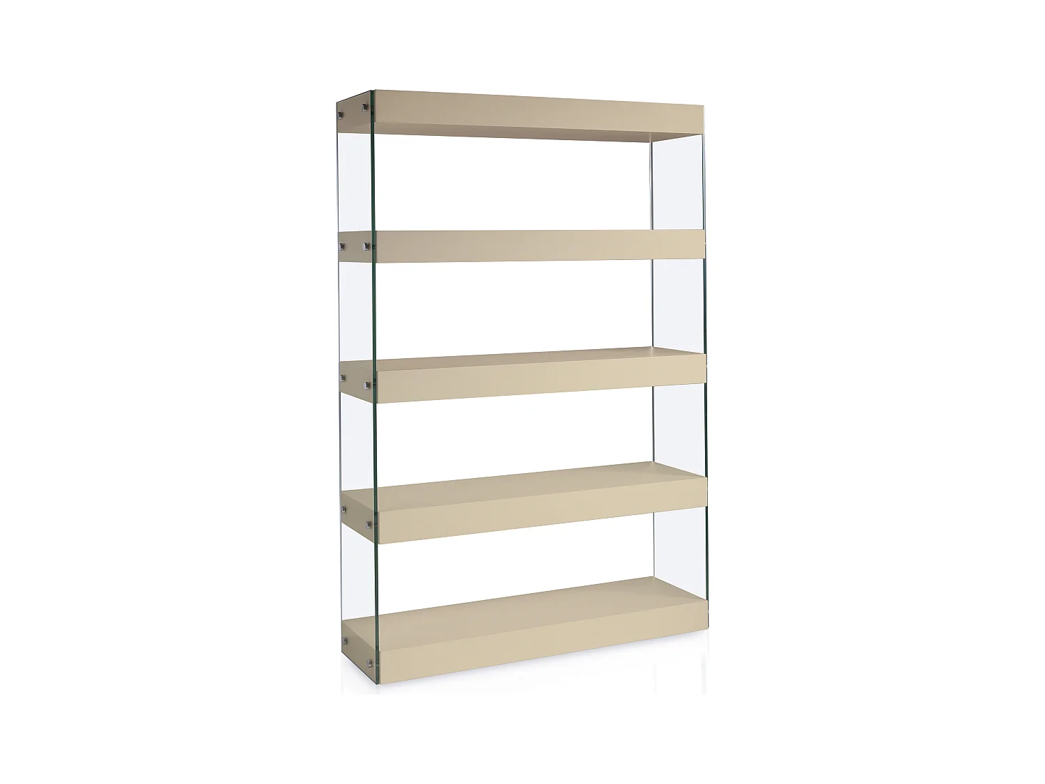 Etagères design Bois laqué crème Cubique