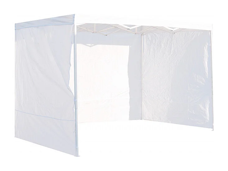 Packs Laterales Carpas Plegables - Pack 3 Laterales Lisos para Carpas 3x3 Eco - Blanco