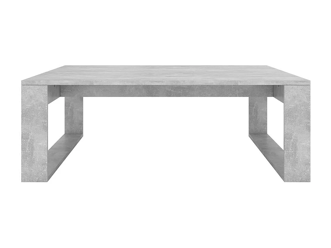 Table basse Gris béton 100x100x35