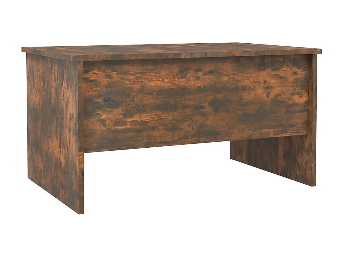 Table basse Chêne fumé 80x50x42,5 Bois d'ingénierie