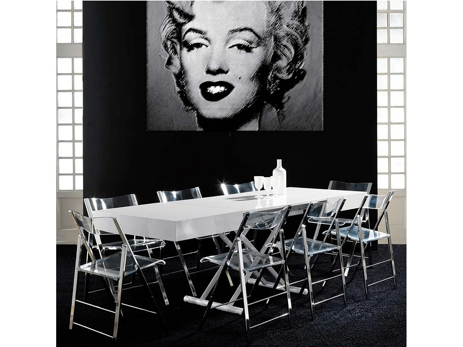 Table basse relevable et extensible beige foncé Alexandra 120-153-186 et 220cm