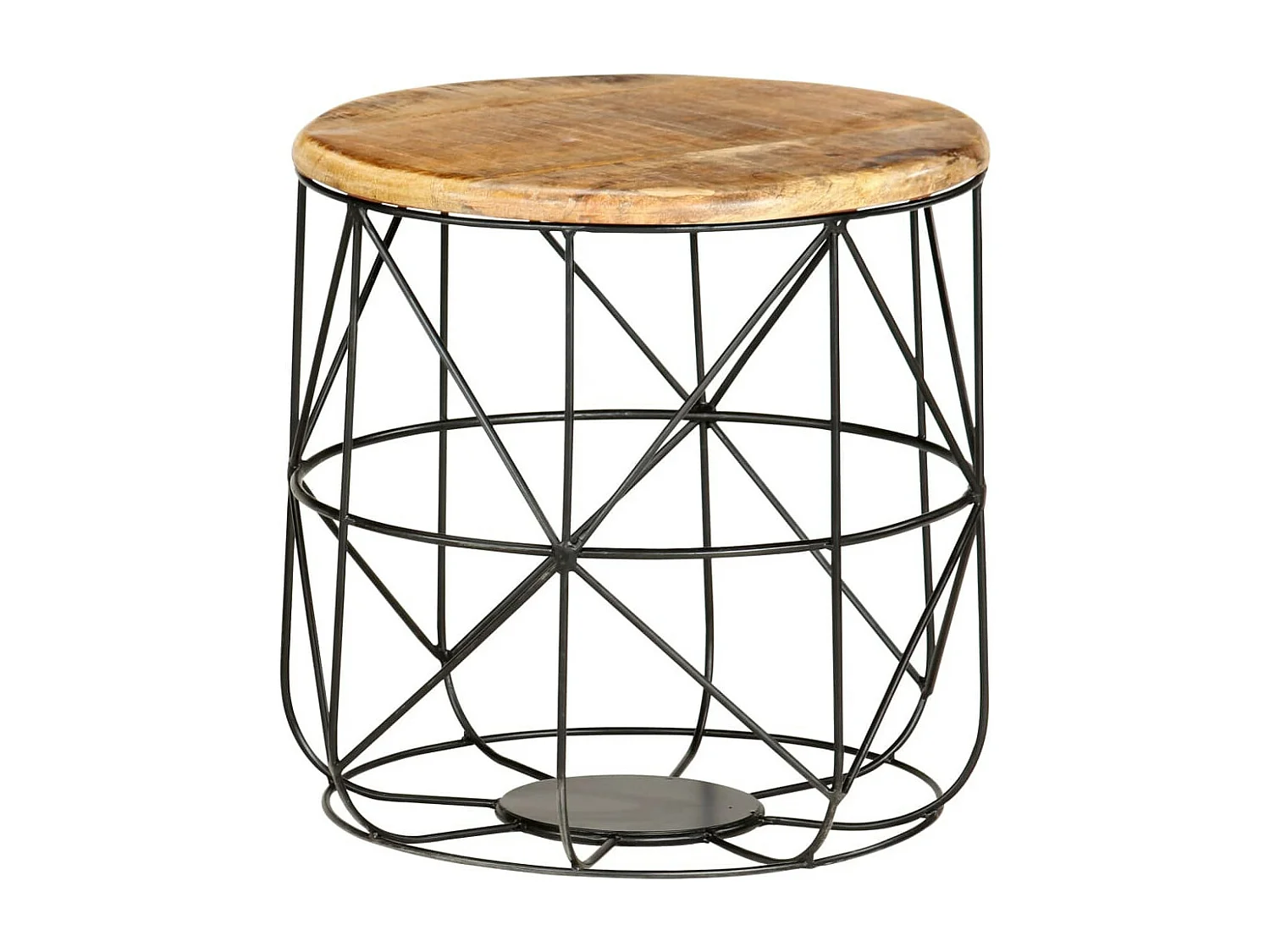 Tables basses 2 pcs Bois solide de manguier