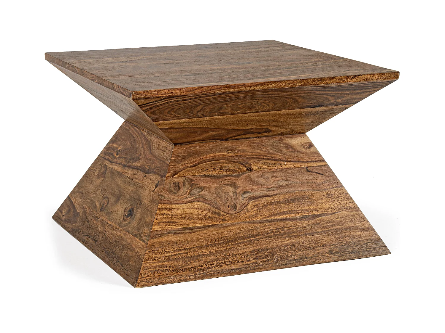 Table basse en bois de sheesham naturel Prya L 58cm