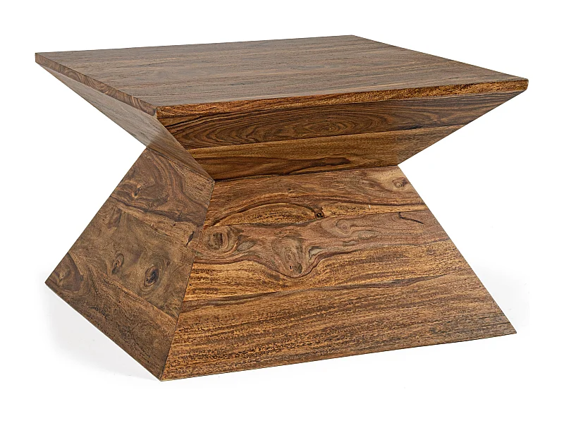 Prya salontafel van naturel sheeshamhout L 58 cm