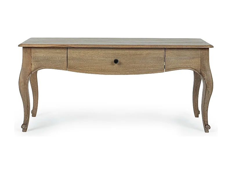 Table basse bois de manguier massif finition naturelle Domika 110cm