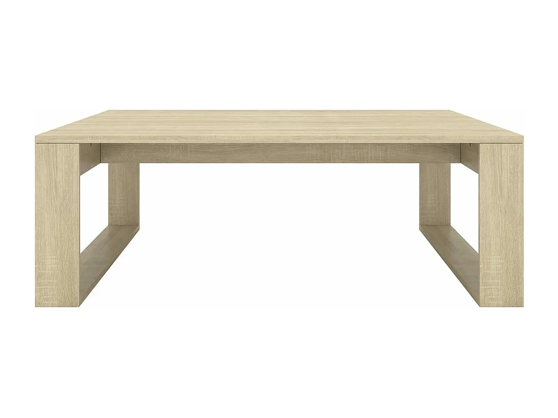 Table basse Chêne sonoma 100x100x35 2