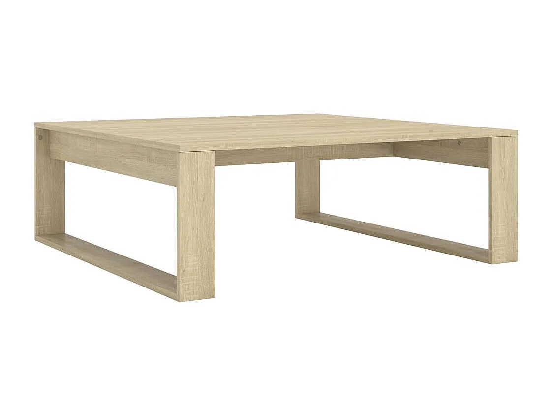 Table basse Chêne sonoma 100x100x35 2