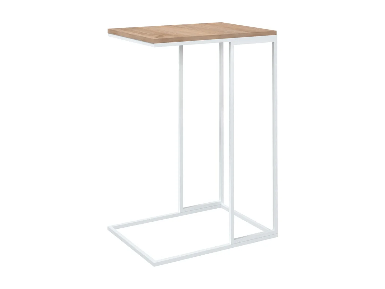 Table d'appoint Blanc 40x30x59