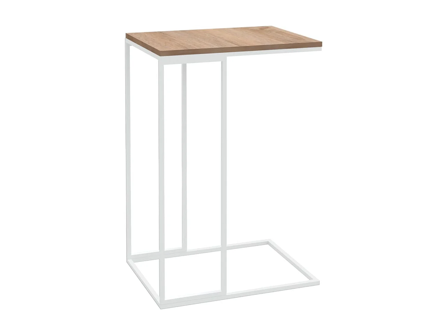 Table d'appoint Blanc 40x30x59