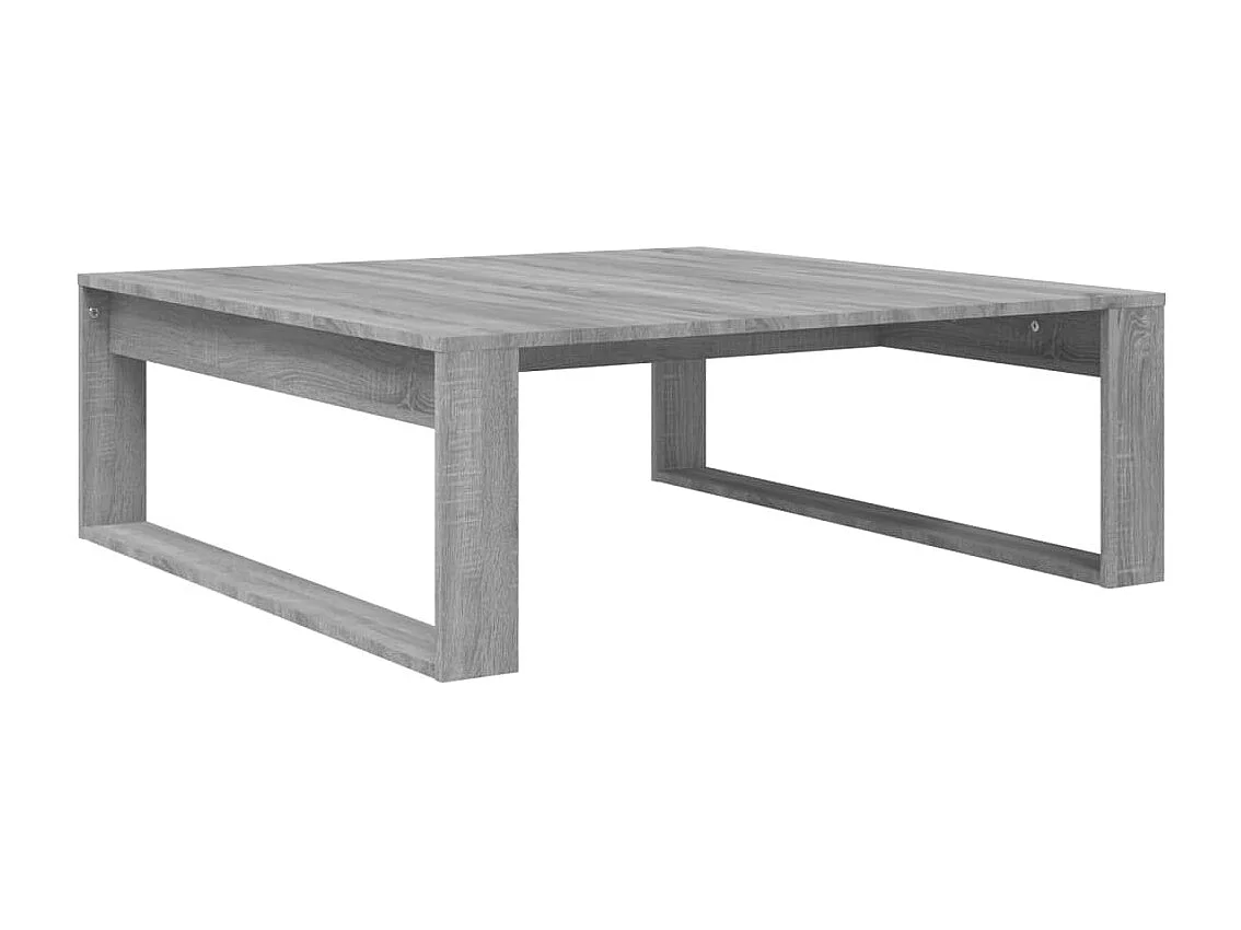 Table basse Sonoma gris 100x100x35 Bois d'ingénierie