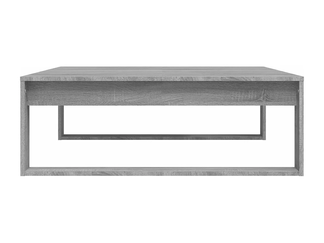 Table basse Sonoma gris 100x100x35 Bois d'ingénierie