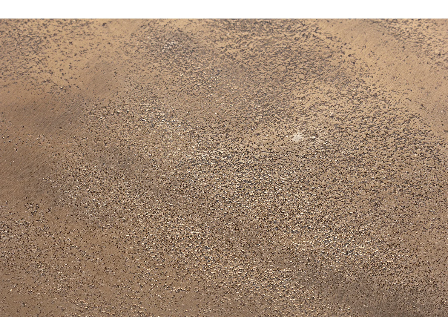 Table basse ronde aluminium et pieds en acier Amina - Lot de 2