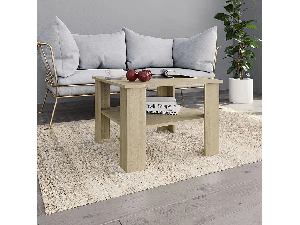 Table basse Chêne sonoma 60 x 60x42