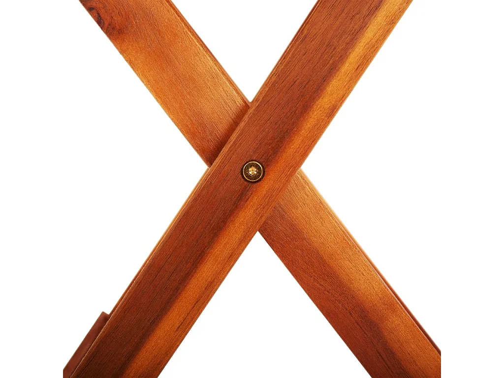 Table de jardin pliable Ø60x75 Bois d'eucalyptus solide