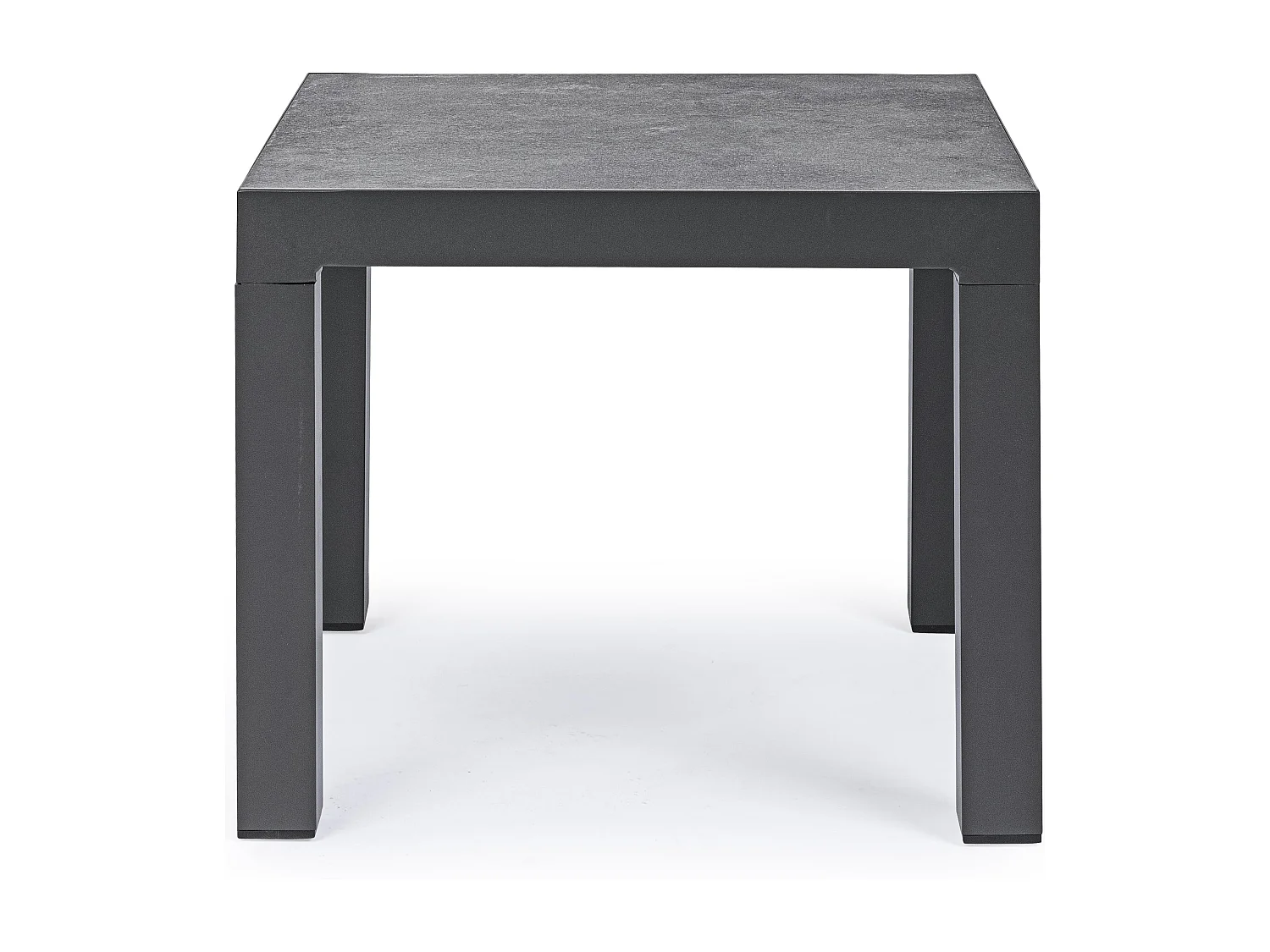 Table d'appoint de jardin carré céramique noir Keman L 50cm