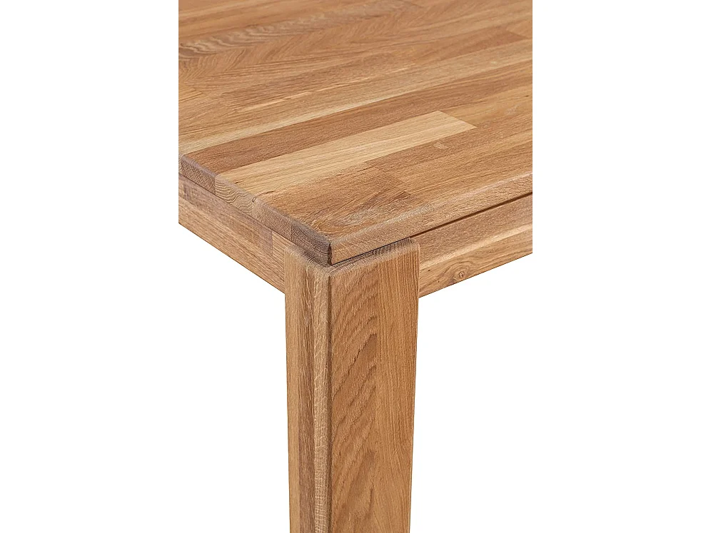 Table à manger en bois de chêne massif Ritza 180cm
