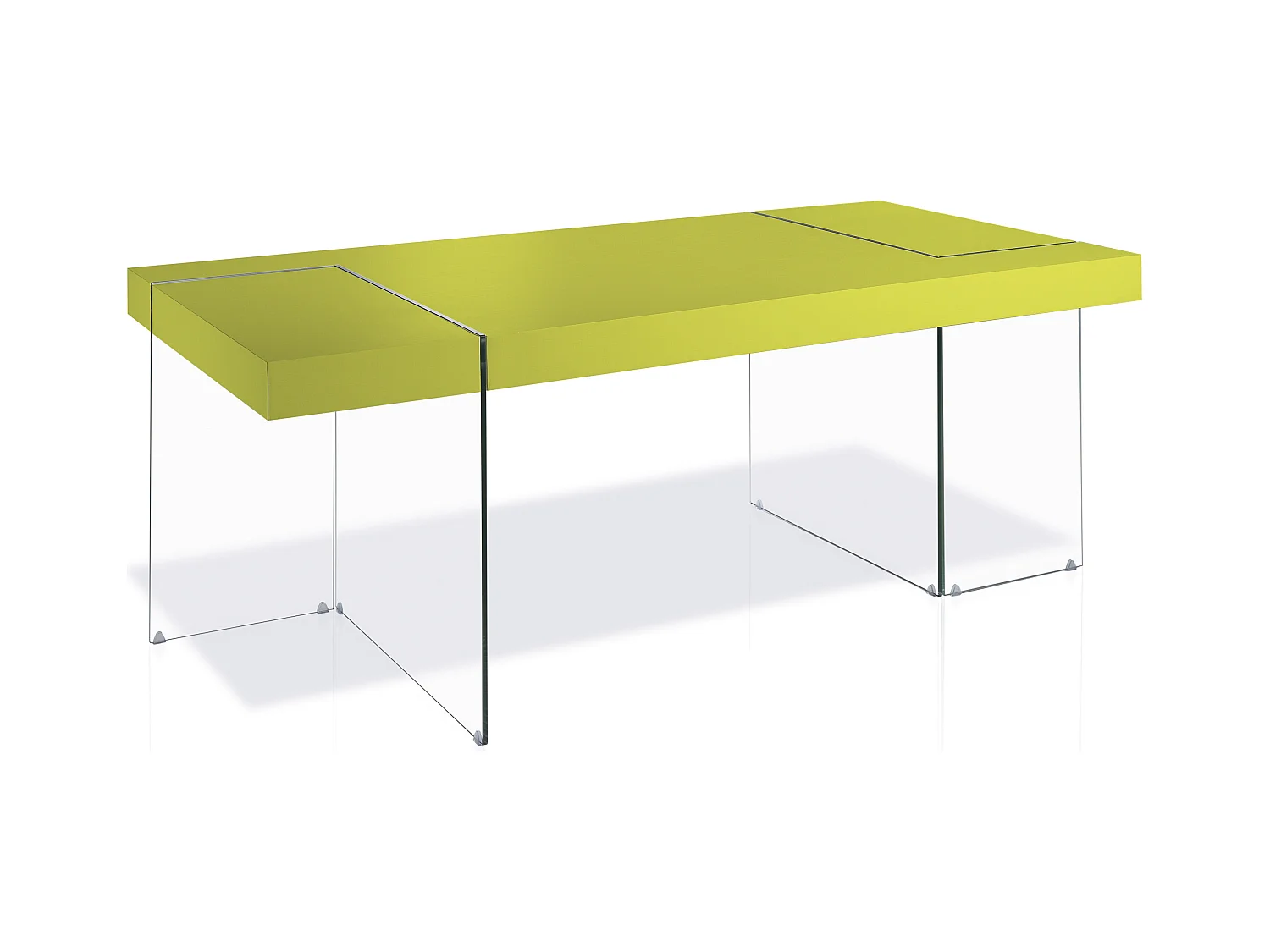 Table rectangulaire design Pistache Cubique