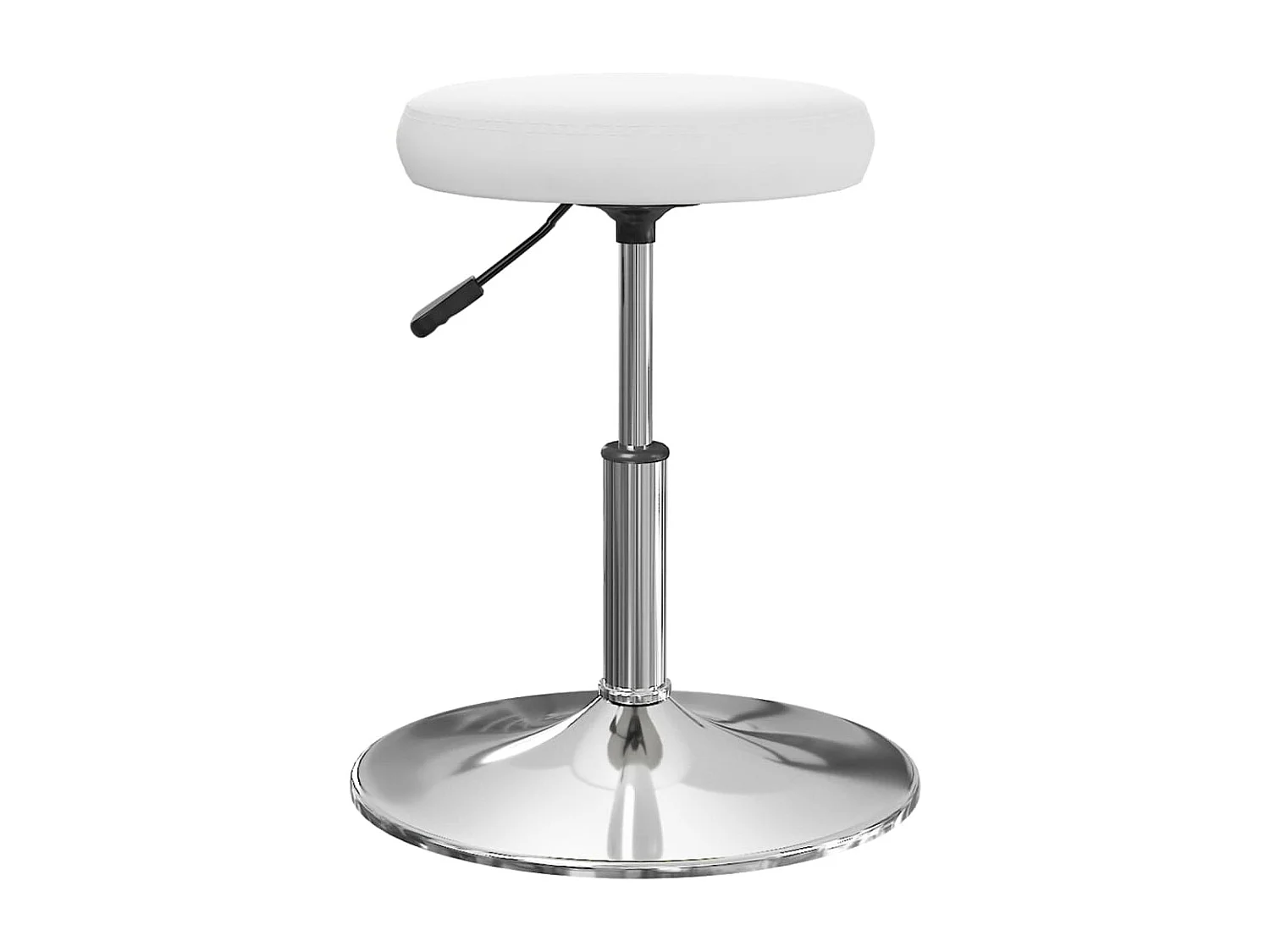 Tabourets de bar 2 pcs Blanc Similicuir 15