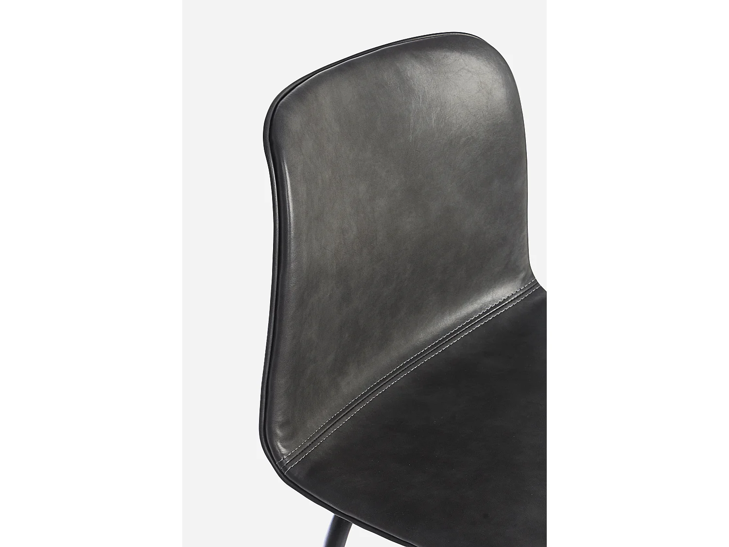 Lot de 2 tabourets de bar Kyra – Élégance Vintage-Couleur Noir