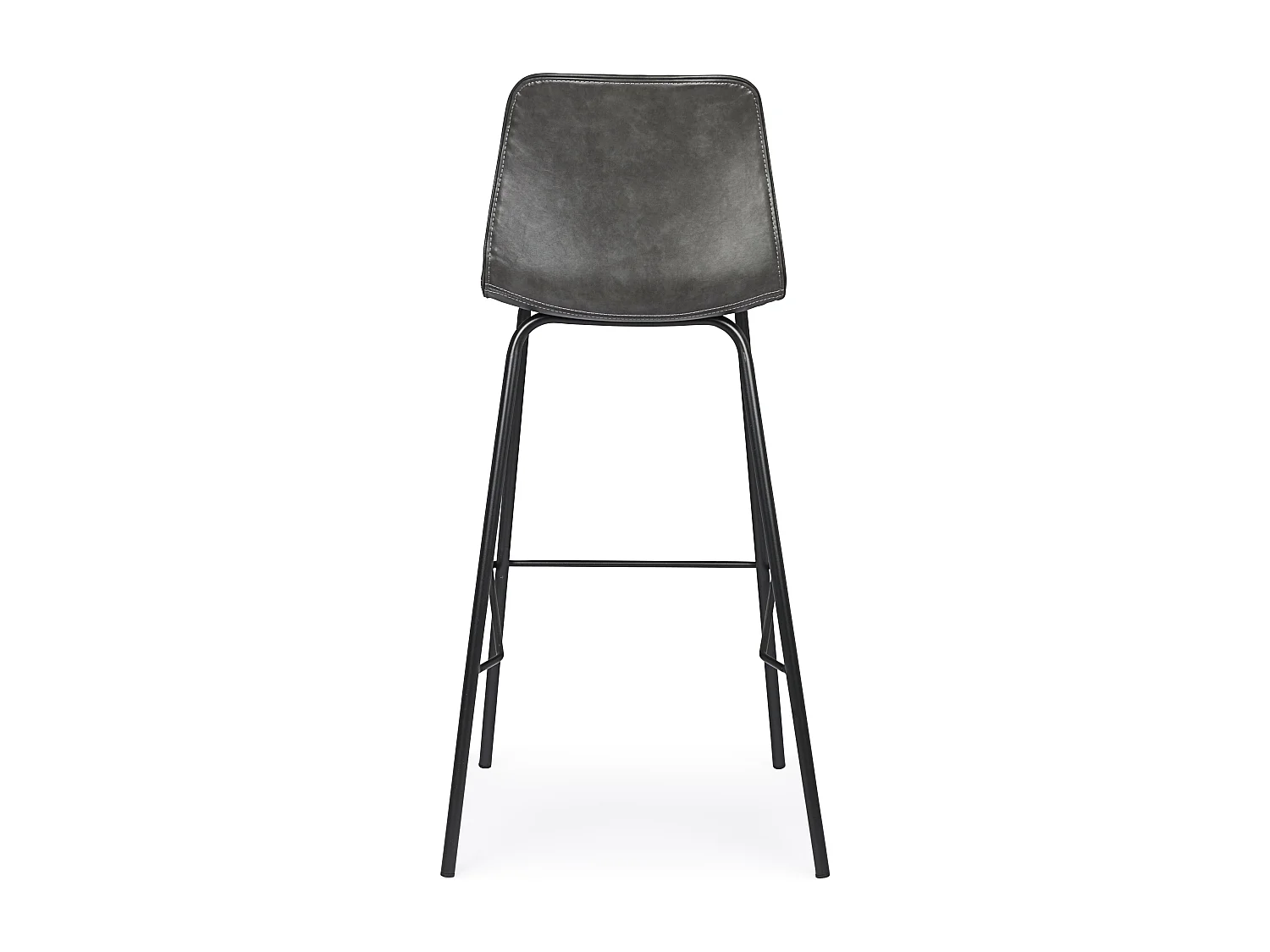 Lot de 2 tabourets de bar Kyra – Élégance Vintage-Couleur Noir