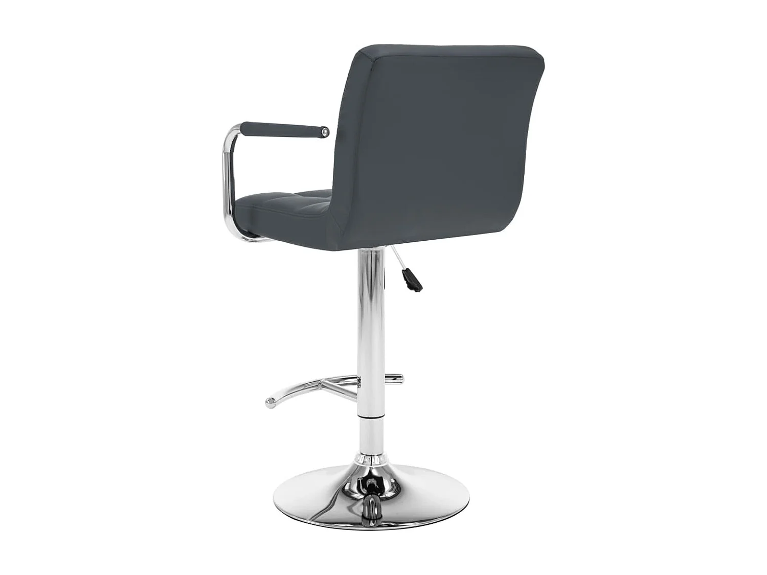 Tabourets de bar 2 pcs Gris Similicuir Kila