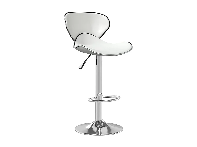 Tabouret de bar Blanc Similicuir 14