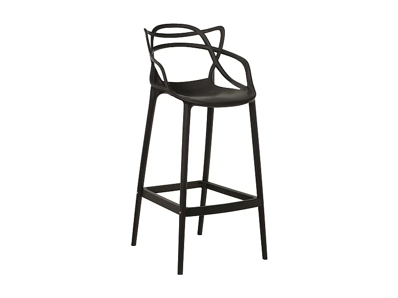 Taburete premium Beliano - Interior y exterior-Color Negro-Altura del asiento