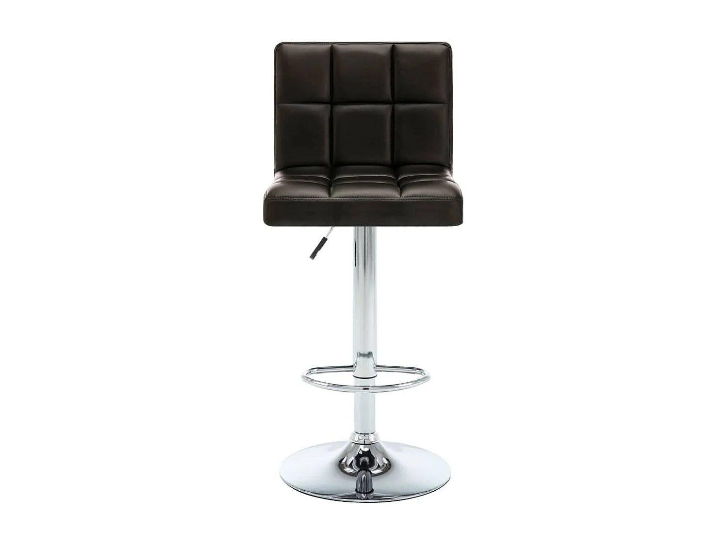 Tabourets de bar 2 pcs Marron Similicuir 12