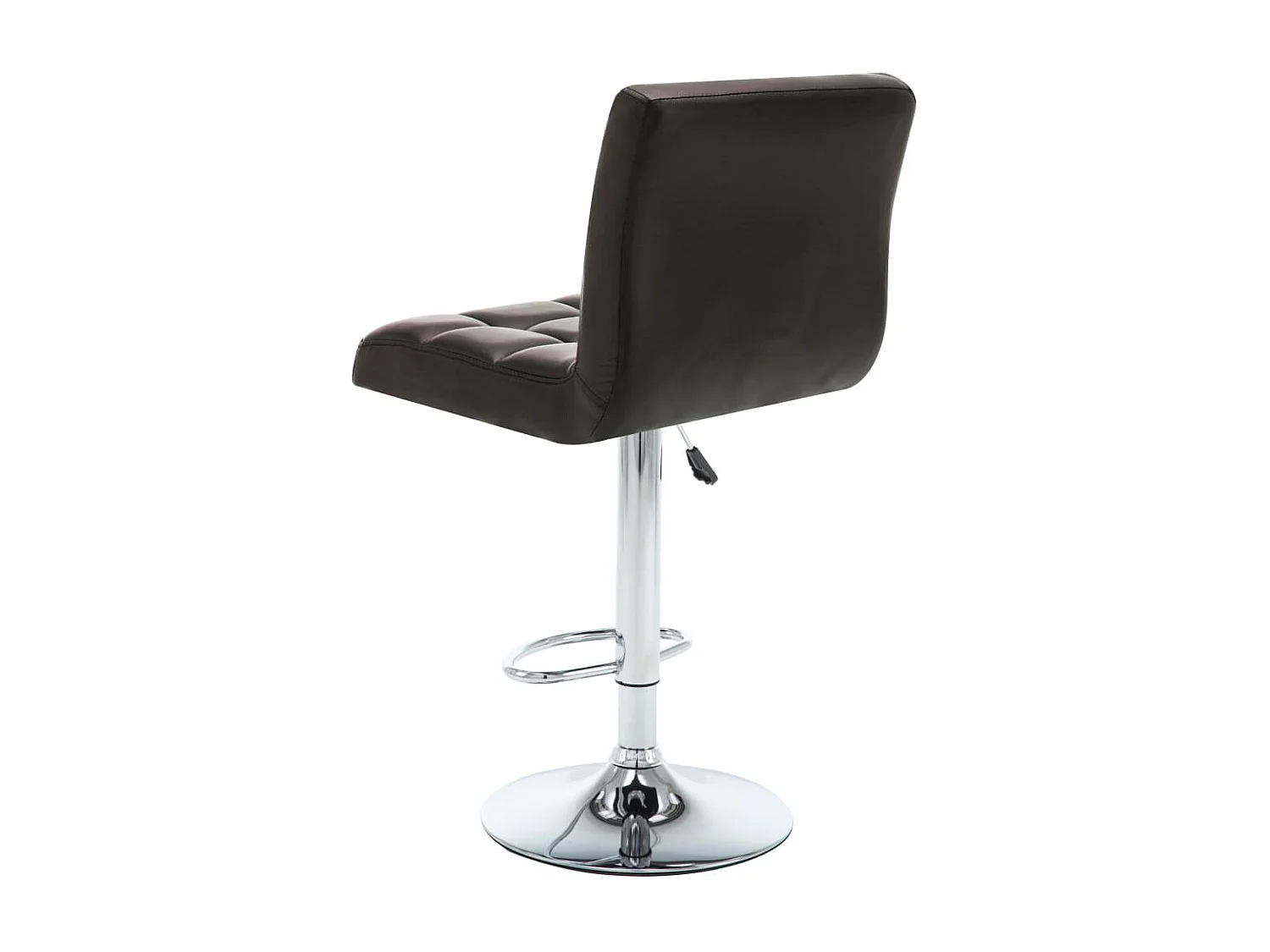 Tabourets de bar 2 pcs Marron Similicuir 12