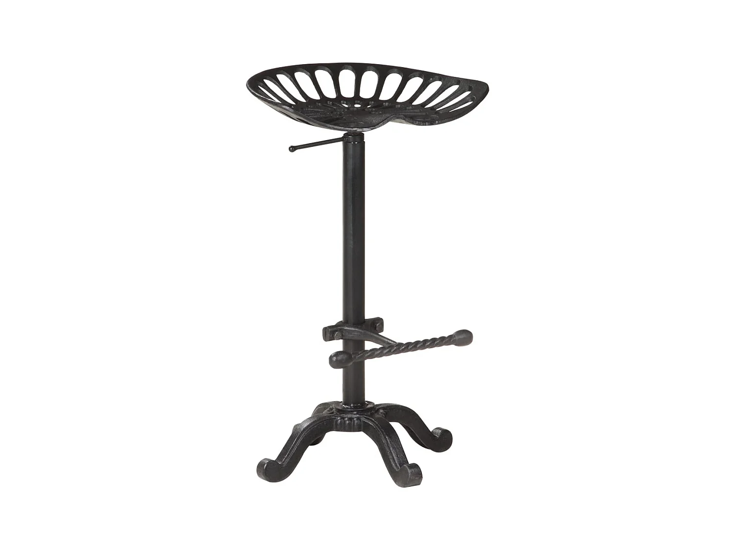 Tabouret de bar Noir Fonte