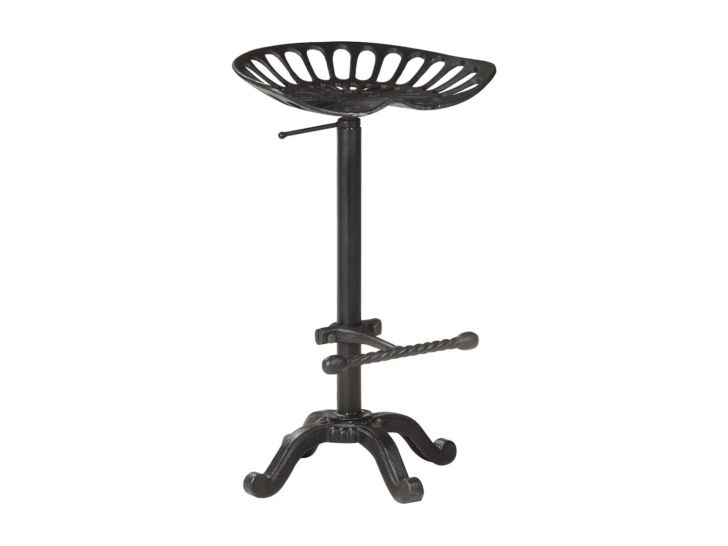 Tabouret de bar Noir Fonte