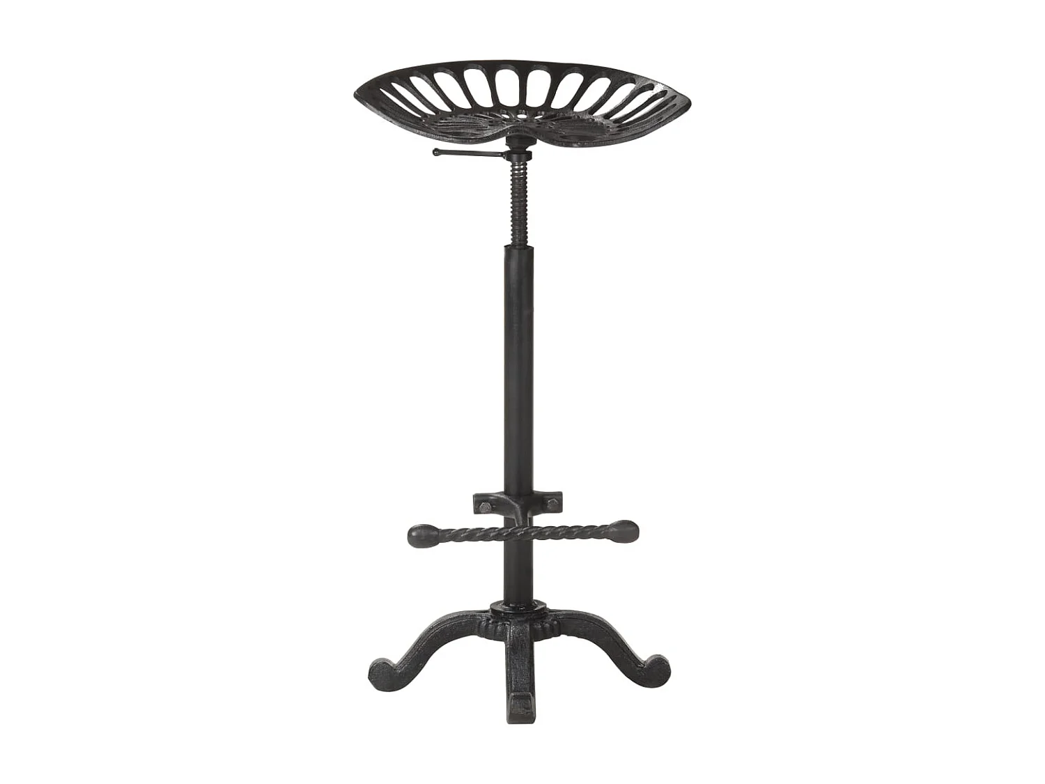 Tabouret de bar Noir Fonte