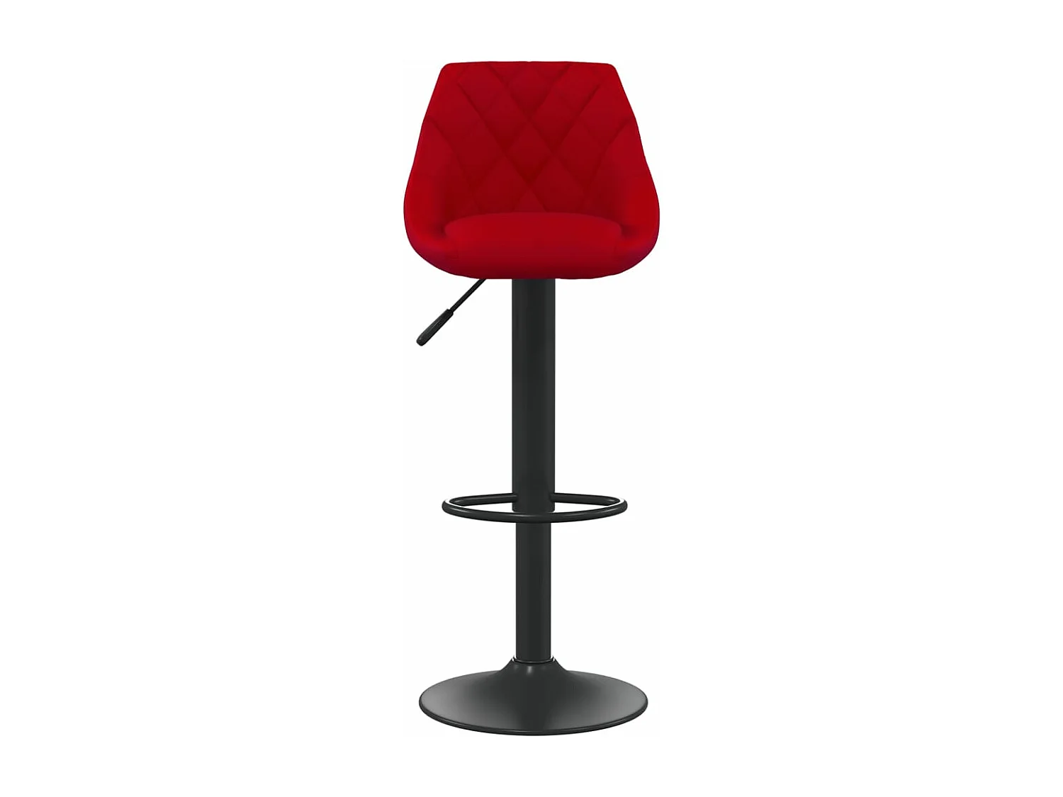 Tabourets de bar 2 pcs Rouge bordeaux Velours 8
