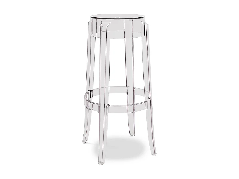 Tabouret transparent Elisabeth 65cm