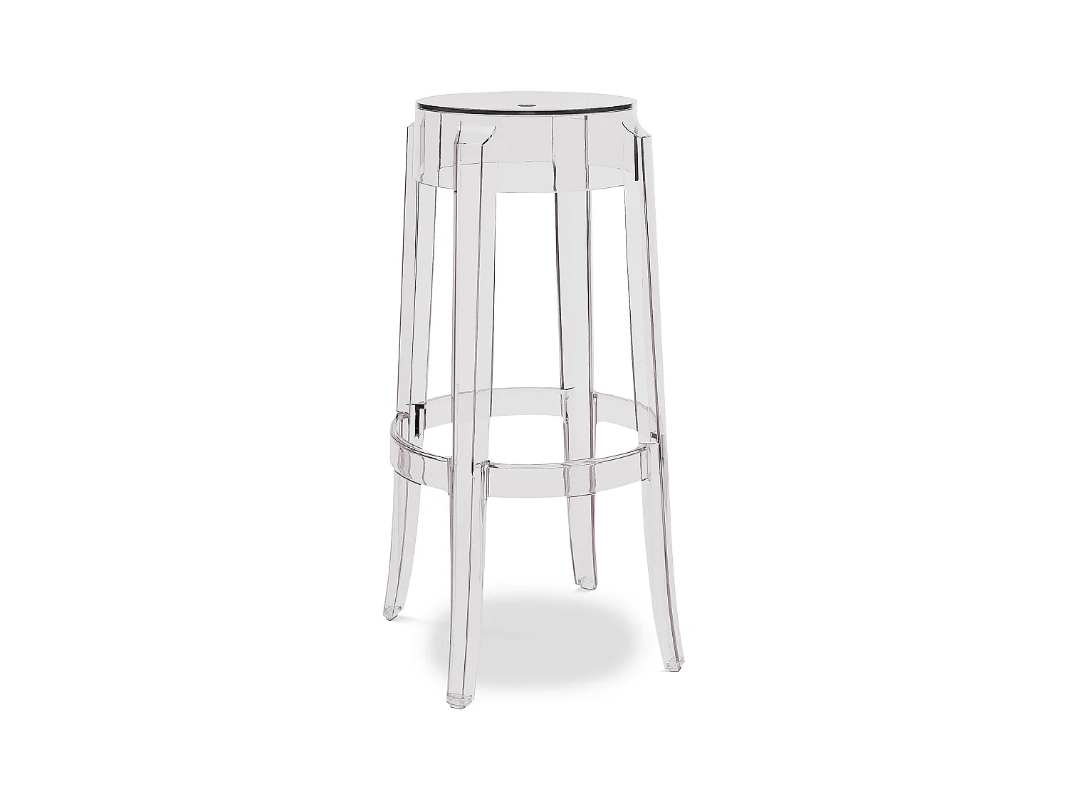 Tabouret transparent Elisabeth 65cm